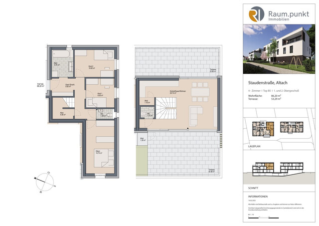 Einzigartige 4-Zimmer-Maisonette-Wohnung im Dachgeschoss - Top B5