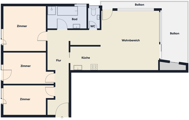 Familienfreundliche 4-Zimmer-Wohnung in Bregenz mit Wohnbauförderung