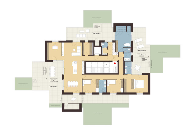 4-Zimmer-Penthousewohnung mit drei Terrassen | Top 26