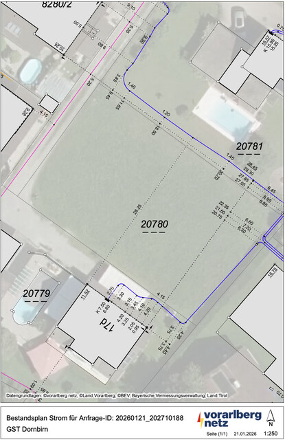 Attraktives Baugrundstück in zentraler Wohnlage von Dornbirn
