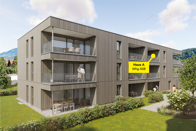 2-Zimmerwohnung mit Dachterrasse | A08