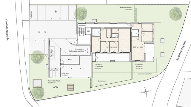 4-Zi-Gartenwohnung VARIANTE TOP 1-2 in Rankweil, Vorderlandstraße 2