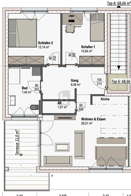 ATTRAKTIVE NEUBAU WOHNUNG IN TOP LAGE