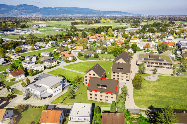 Wohnen direkt unter den Wolken - Exklusive 4-Zimmer-Penthaus-Wohnung in Altach