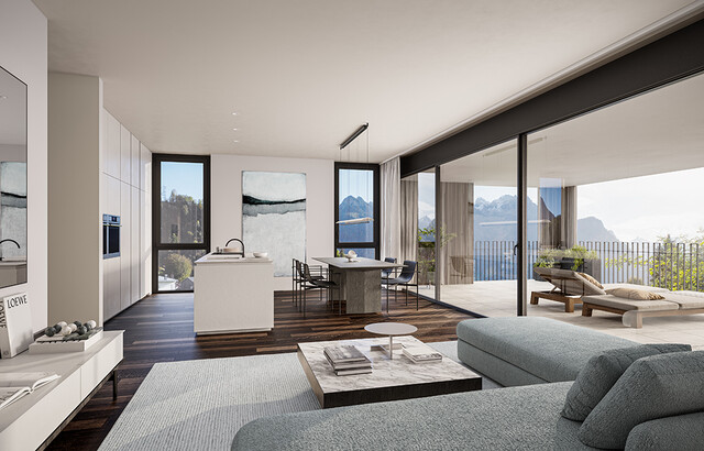 In Bau: Großzügiges Wohnglück in Bludenzer Bestlage - 4-Zimmer Dachgeschosswohnung (Top A07)