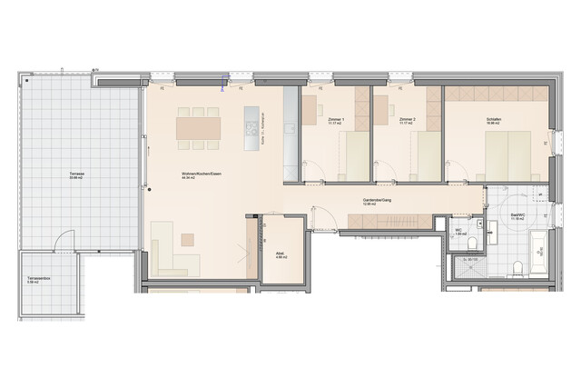 In Bau: Großzügiges Wohnglück in Bludenzer Bestlage - 4-Zimmer Dachgeschosswohnung (Top A07)