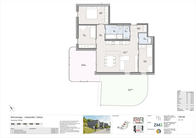 4-Zimmer-Terrassenwohnung in Götzis - Top B2