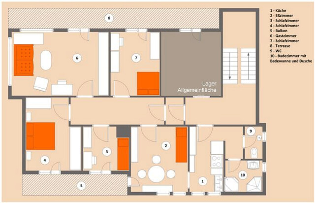 Charmante 4,5-Zimmerwohnung mit Garten und Terrasse in Vandans