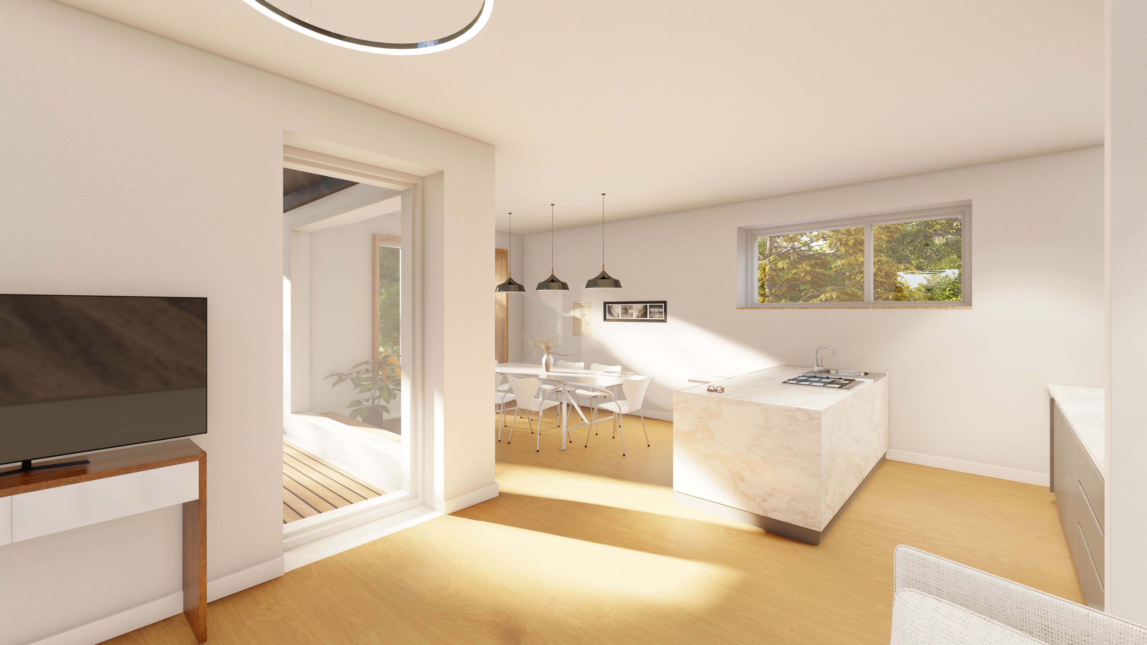 Neubau Terrassenwohnung mit Terrasse, Garage & Keller - Erstbezug!