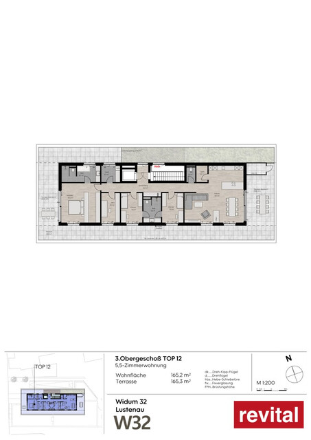 Widum 32 - Penthousewohnung in ruhiger Zentrumslage von Lustenau