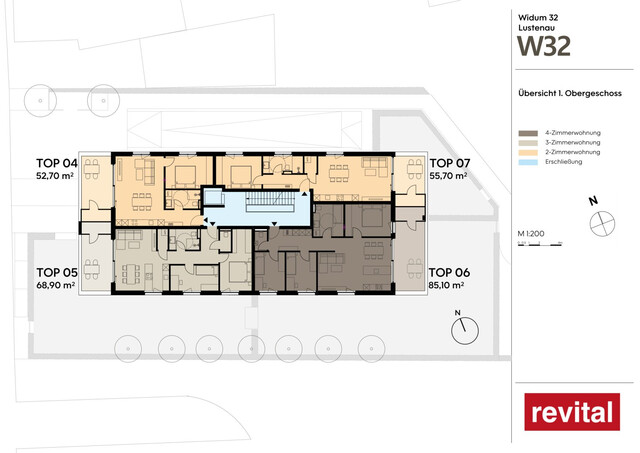 Widum 32 - Penthousewohnung in ruhiger Zentrumslage von Lustenau