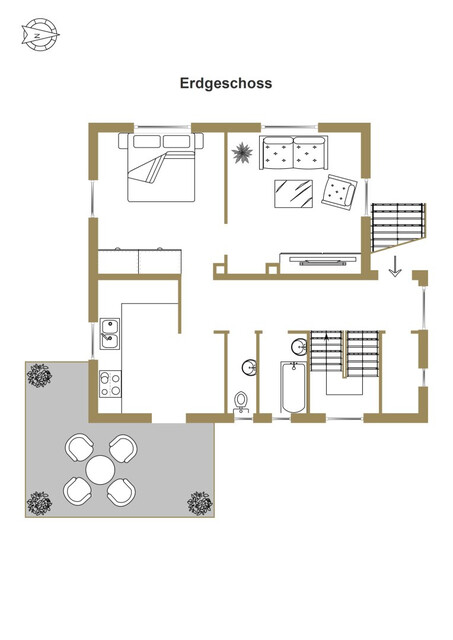 Zentrale 3-Zimmer Neubauwohnung in Hard in Seenähe