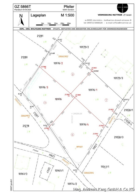 Attraktives Baugrundstück im Pfeller, Dornbirn – 1.159 m² BW-Widmung, erweiterbar und teilbar