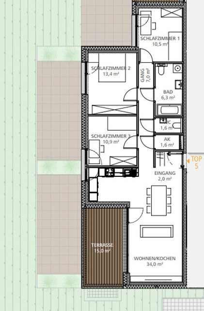 Hard: 4-Zimmer Gartenwohnung | Seenähe