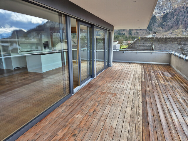 Ruhige Penthouse-Wohnung in Dornbirn Hatlerdorf mit Blick auf die Schweizer Berge