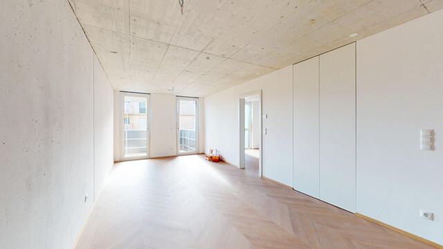 Moderne 2-Zimmer-Neubauwohnung mit Balkon in Hard