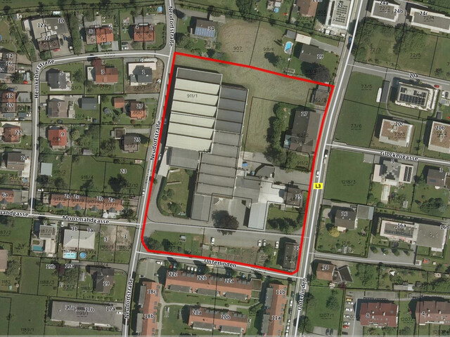 Gewerbestandort Wolfurt – ca. 4.900 m², Gesamtfläche oder Teilflächen mietbar