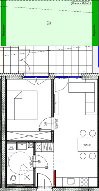 Neuwertige 2-Zimmer Gartenwohnung