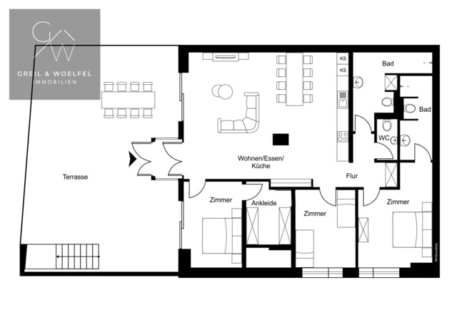 Eleganz trifft Natur – großzügige Wohnung im Montafon