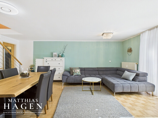 Charmante Maisonette-Wohnung mit Garten sehr nahe am See gelegen