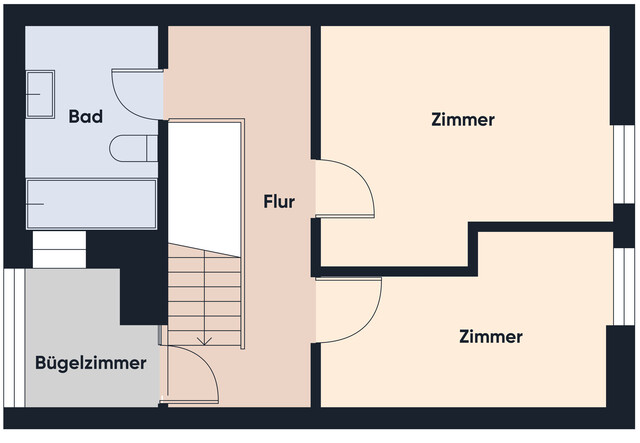 Charmante Maisonette-Wohnung mit Garten sehr nahe am See gelegen