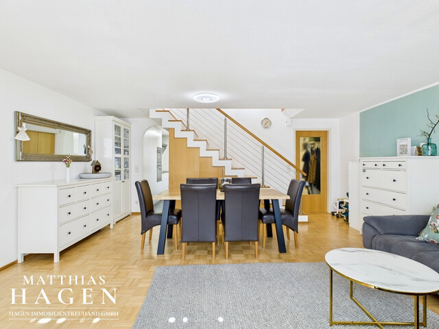 Charmante Maisonette-Wohnung mit Garten sehr nahe am See gelegen