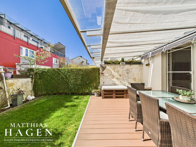 Charmante Maisonette-Wohnung mit Garten sehr nahe am See gelegen