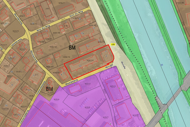 Gewerbefläche mit hoher Sichtbarkeit in Feldkirch/Tosters