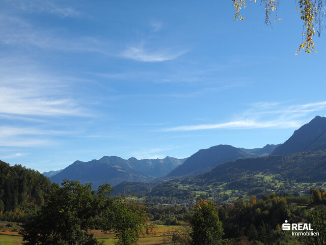 Baugrundstück in Aussichtslage in Göfis!