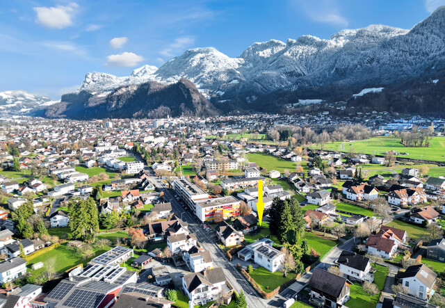 Ideal geschnittenes Baugrundstück - 670 m² in Hohenems