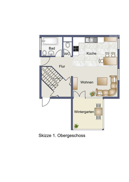 Tolle Maisonettewohnung in Ruhelage