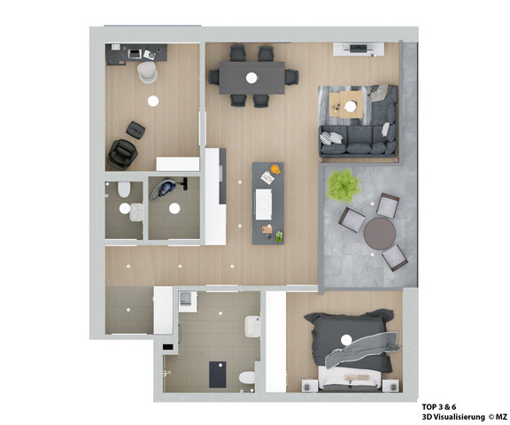 PROVISIONSFREI: 3-Zimmer-Wohnung in Höchst zu vermieten. Top moderner Neubau mit Loggia, Kochinsel und raumhoher Verglasung!