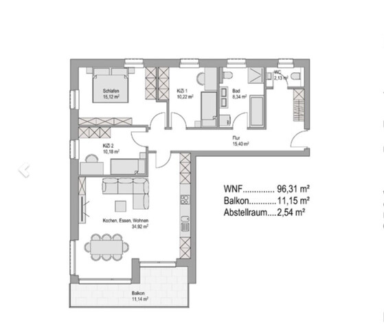 Moderne 4,5 Zimmer Wohnung Dornbirn