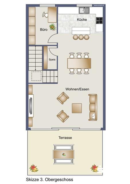 Gepflegte Dach-Maisonette-Wohnung