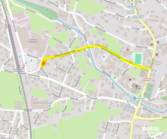 Sonniges Grundstück in zentraler Lage von Schwarzach