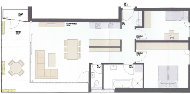 Moderne 3-Zi-Wohnung in Bregenz zu vermieten!
