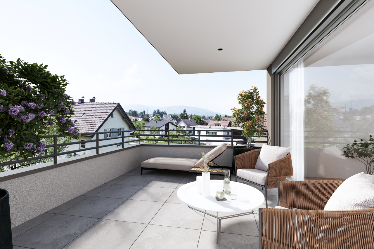 3-Zimmer-Wohnung mit sehr sonniger Terrasse mit ca. 15 m²!