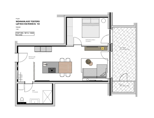 Neubau: Moderne 2-Zimmer Wohnung mit exklusiver Einrichtung in Feldkirch