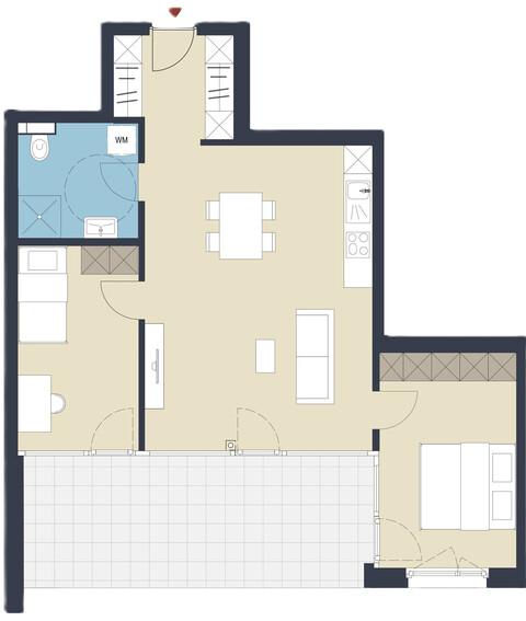 3 ZIMMER GARTEN­­WOHNUNG ZU VERKAUFEN
