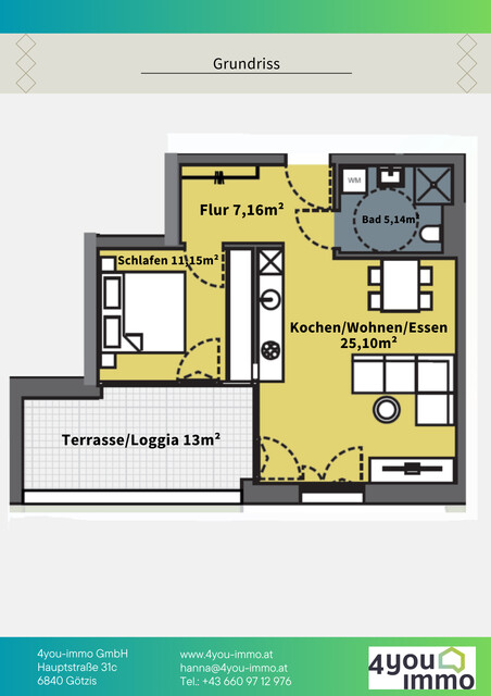 2-Zimmer-Neubau-Mietwohnung