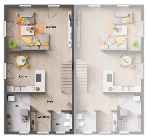 Moderne Doppelhaushälfte in Nüziders - Erstbezug mit großem Garten und Fußbodenheizung (Haus A)