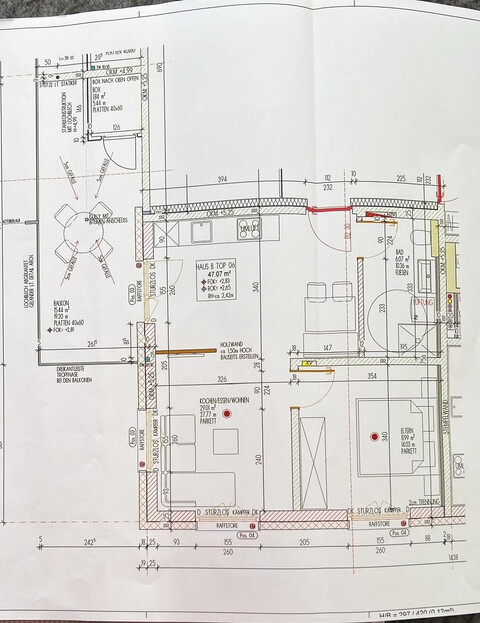 Sehr gepflegte, moderne 2 Zimmerwohnung mit großem Balkon und sehr schöner Aussicht