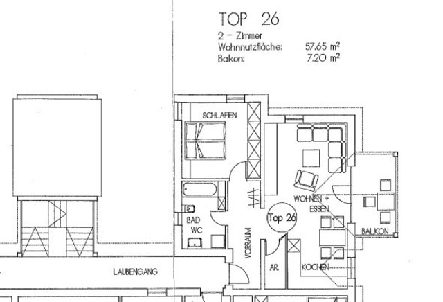 Traumhaft sanierte 2-Zimmerwohnung inkl. ausgebauter Dachboden in Höchst zu vermieten