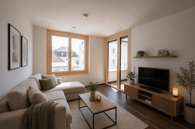 Neue 3-Zimmer-Wohnung mit Loggia und Kühlung im Zentrum von Dornbirn