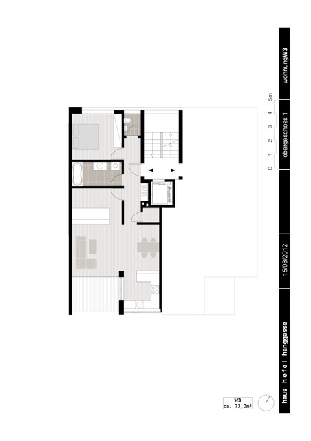 2-Zimmer Wohnung, 1.OG ca. 73 m² mit Balkon