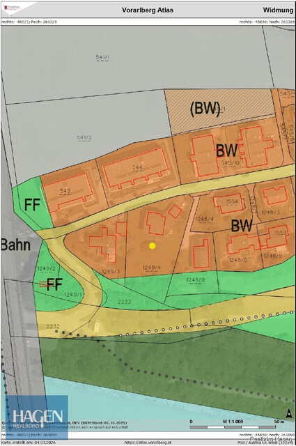 Seltene Gelegenheit in Bregenz: 1.731 m² Grundstück mit Altbestand in begehrter Wohnlage