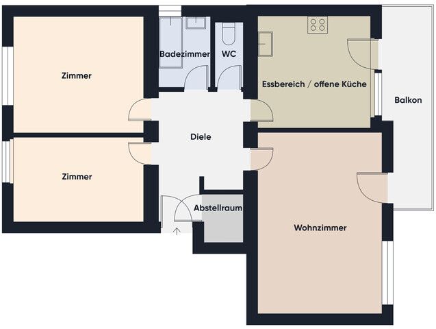 Neu renoviert - 3,5 Zimmer, Seenähe