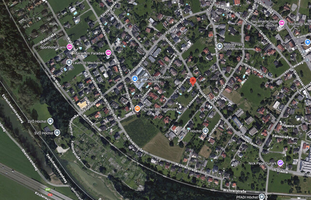 Einfamilienhaus mit großem Grundstück und Gartenparadies in Höchst