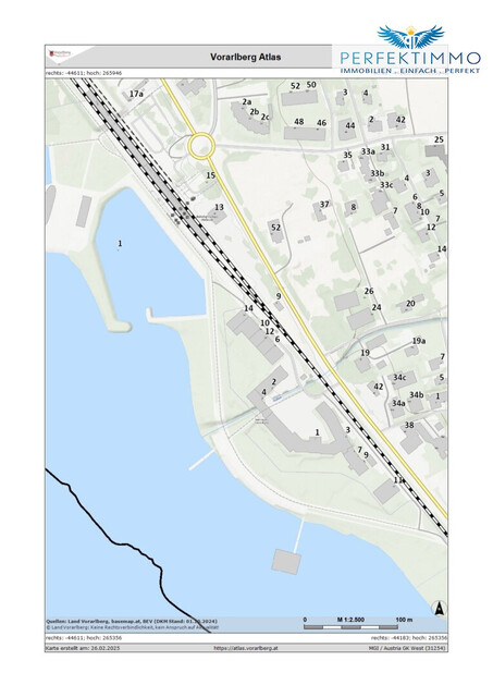 Baugrundstück in Lochau: direkt hinter dem Kaiserstrand und nur einen Steinwurf vom Bodensee entfernt