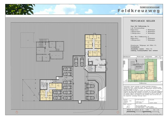 SÜD-WEST -3-Zimmer-Wohnung im 2.Obergeschoss  inkl. 1 x TG-Platz- ca.9 Jahre alt - Feldkirch/Altenstadt, ausreichend Bewohner-und Besucherstellplätze im Freien